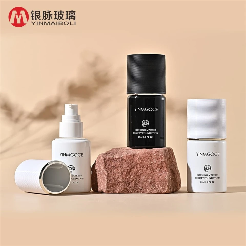 30ml Black Glass Bottle Foundation